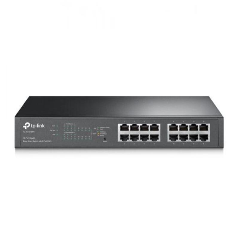 Tp-link tl-sg1016pe switch 16 porte gigabit 10 / 100 / 1000mbps easy smart poe rj45