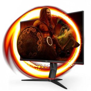 Aoc q27g2s/eu 27 w-led ips quad hd gaming 16:9 1 ms 165 hz low blue light adaptive sync hdmi displayport nero rosso