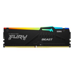 Kingston fury beast ddr5 rgb 16gb 5600mt-s ddr5 cl40 dimm memoria gaming per computer fissi modulo singolo