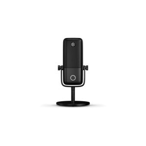 Elgato wave:1 microfono usb a condensatore e soluzione di mixaggio digitale tecnologia anti-clipping disattivazione audio tattile streaming e podcasting