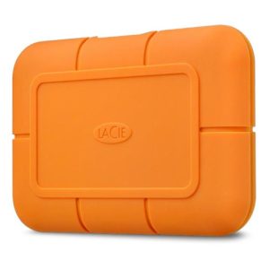 Lacie rugged 500gb ssd esterno usb-c arancione