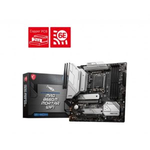 Msi mag b660m mortar wifi scheda madre intel b660 lga 1700 micro atx