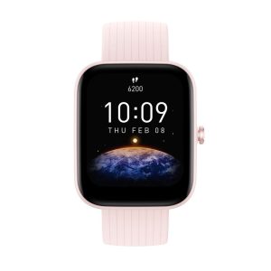 Amazfit bip 3 pro smartwach 1.69 tft bluetooth monitoraggi fino a 60 tipi di attivita gps satelitare italia pink