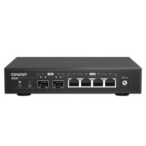 Qnap qsw-2104-2s switch di rete non gestito 4 porte rj-45 2.5g ethernet colore nero