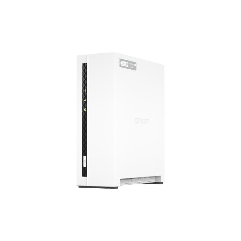 Qnap ts-133 nas chassis tower arm 4c 1.8ghz ram 2gb-1 bay hdd/ssd 2.5/3.5-1xrj-45 white
