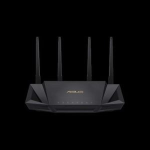 Asus rt-ax58u router wireless dual-band (2.4 ghz/5 ghz) gigabit ethernet