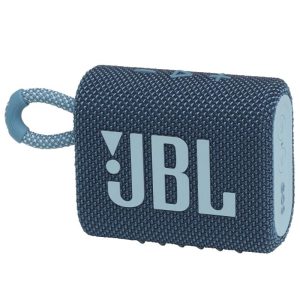 Jbl go 3 speaker bluetooth portatile cassa altoparlante wireless con design compatto resistente ad acqua e polvere ipx67 fino a 5h di autonomia usb blu