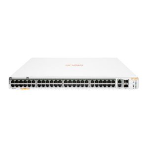 Hpe aruba instant on 1960 48g switch gestito l2 48 x 10/100/1000 + 2 x 10 gigabit sfp+ + 2 x 100/1000/10gbase-t poe (600 w) montabil su rack