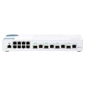 Qnap qsw-m408-4c switch di rete gestito l2 gigabit ethernet 10-100-1000 bianco