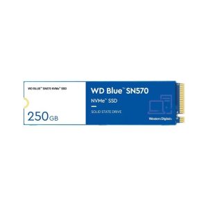 Western digital blue sn570 ssd 250gb m.2 nvme 2280 pci express 3.0 x4