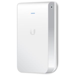 Ubiquiti unifi hd in-wall access point wi-fi 1.733 mbit/s dual band supporto poe 5xporte ethernet lan rj-45 attacco a muro bianco