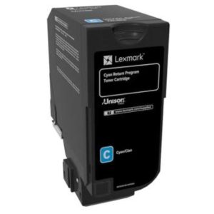 Lexmark 74c20c0 toner ciano per cs720 cs725 cx725 3.000 pagine