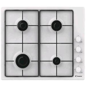 Candy chw6lww piano cottura a gas da incasso 4 fuochi bianco