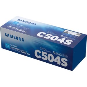 Hp samsung clt-c504s cyan originale cartuccia toner (su025a)