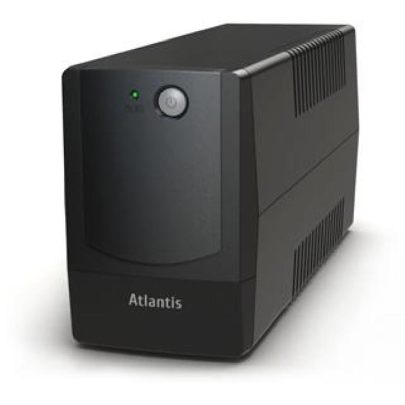 Atlantis onepower px800, ups line interactive 800va-400w, avr (3 stadi), onda pseudosinusoidale, 4 prese iec, 1 batteria 12v 7ah