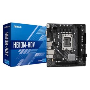 Asrock h610m-hdv intel h610 lga 1700 micro atx