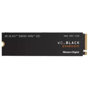 Western digital black sn850x ssd 4.000gb m.2 pci express 4.0 nvme velocita di lettura 7300 mb/s velocita di scrittura 6600 mb/s black