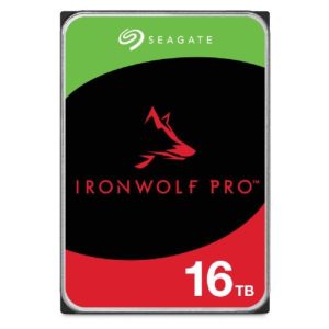 Seagate ironwolf pro hdd 16.000gb sata 3.5 7200rpm enterprise nas cmr 256mg di cache 6gb/s