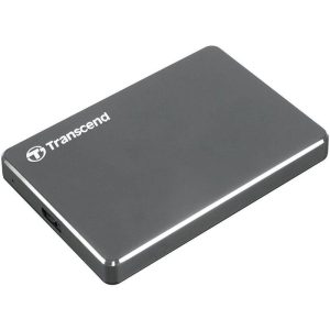 Transcend storejet c3n hdd sterno 1tb usb 3.0 colore alluminio