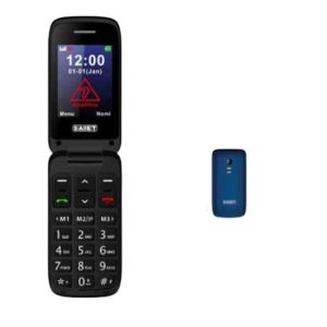 Saiet scudotre 2.4 clamshell tasti e caratteri grandi tasti m1 m2 m3 per chiamate dirette tasto sos italia blu
