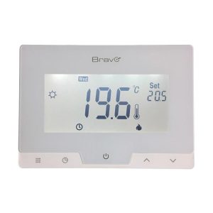 Bravo glam (93003110) – cronotermostato digitale – display 3.78 – programmazione automatica o manuale