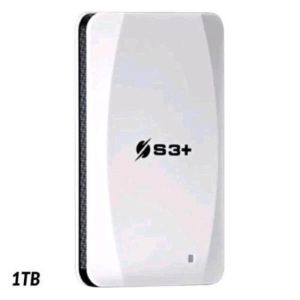 S3 plus play+ 1.000gb ssd portatile per gaming console ps5 white
