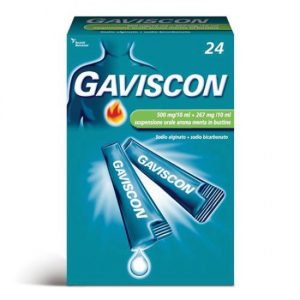 GAVISCON*24BUST 500+267MG/10ML