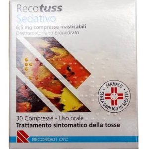 RECOTUSS SEDAT*30CPR MAST6,5MG