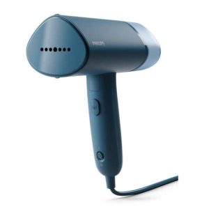 Philips sth3000-20 serie 3000 sistema di stiratura a vapore portatile pieghevole 100 ml 1000w 20g-min piastra in plastica blu