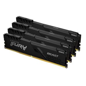 Kingston fury beast 128gb 4 x 32gb ddr4 3.200mhz cl16 dimm