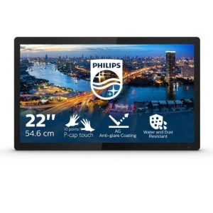 Philips monitor 21.5“ led ips touch 222b1tfl – 00 1920×1080 full hd tempo di risposta 4 ms