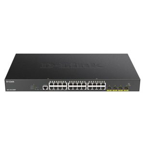 D-link dgs-1250-28xmp switch di rete gestito l3 24 x 10/100/1000 (poe) + 4 x 10 gigabit sfp+ poe (370 w)