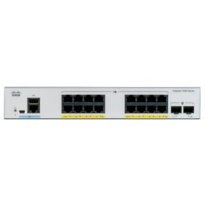 Cisco catalyst 1000 c1000-16t-e-2g-l switch gestito l2 16 x 10/100/1000 + 2 x gigabit sfp (uplink) montabile su rack