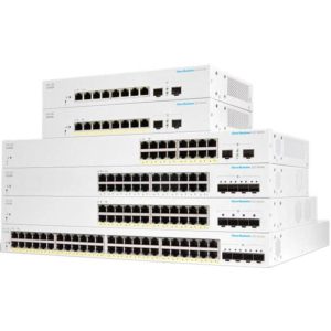 Cisco business 220 series cbs220-48t-4x-eu switch gestito l2 48 x 10/100/1000 + 4 x 10 gigabit sfp+ (uplink) montabile su rack