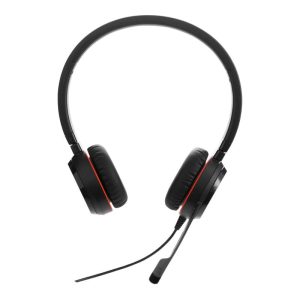 Jabra evolve 30 ii duo cuffie con microfono ms usb + jack 3.5 mm nero