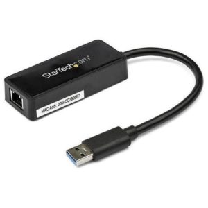 Startech adattatore usb 3.0 a ethernet gigabit nic con porta usb - nero