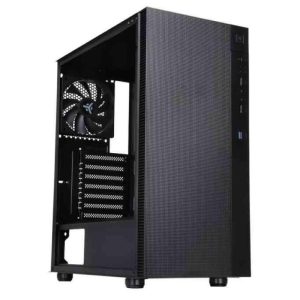 Itek case sylent 03 silent middle tower usb 3 3x12cm fan rivestimento fonoassorbente