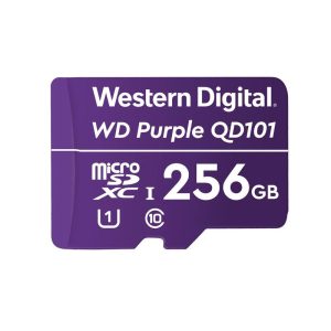 Western digital qd101 micro sdxc 256 gb classe 10 u1 viola