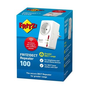Avm fritz dect repeater 100 international ripetitore di segnale per cordless dect
