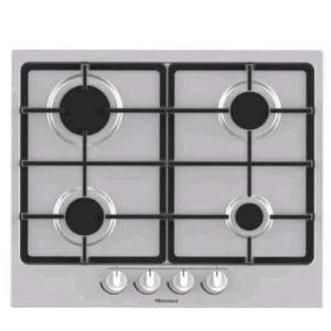 Hisense gm643xf piano cottura a gas da incasso 4 fuochi inox