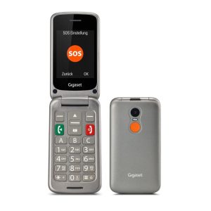 Gigaset gl590 dual sim 2.8 easy phone clamshell tasto sos italia grey