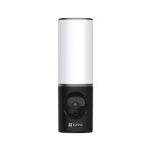 Ezviz lc3 telecamera di sicurezza da esterno wi-fi 4mp risoluzione 2k con lampada 700 lumen ip65 visione notturna a colori
