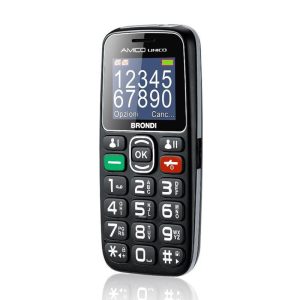 Brondi amico unico nero 1,8`` dual sim