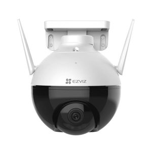 Ezviz c8t telecamera motorizzata da esterno a cupola pan & tilt visione 360 gradi wi-fi ptz day & night difesa attiva ai - h.265