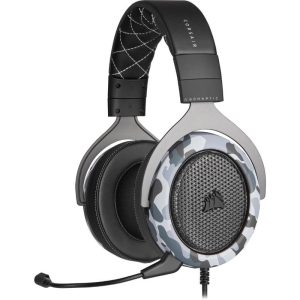 Corsair hs60 haptic cuffie con microfono gaming usb colore mimetico grigio