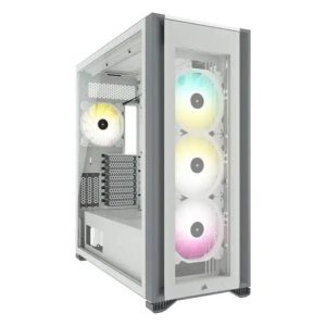 Corsair icue 7000x case full tower rgb atx minitx matx atx e-atx 3xpannello vetro temperato 4xventole 140mm white