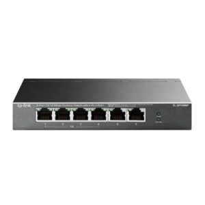 Tp-link tl-sf1006p switch di rete 6 porte rj-45 10/100 mbps 4 porte poe colore nero
