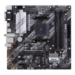 Asus prime b550m-a wi-fi 6 ii amd b550 socket am4 4ddr4 vga+dvi+hdmi 2 x pcie - 4 x sata -m.2 micro atx