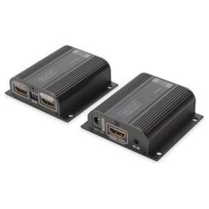 Digitus estensore hdmi full hd con cavo di rete 50mt con monitor locale