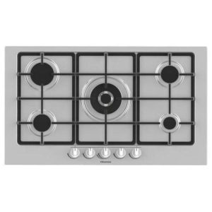 Hisense gm973xf piano cottura a gas da incasso 5 fuochi acciaio